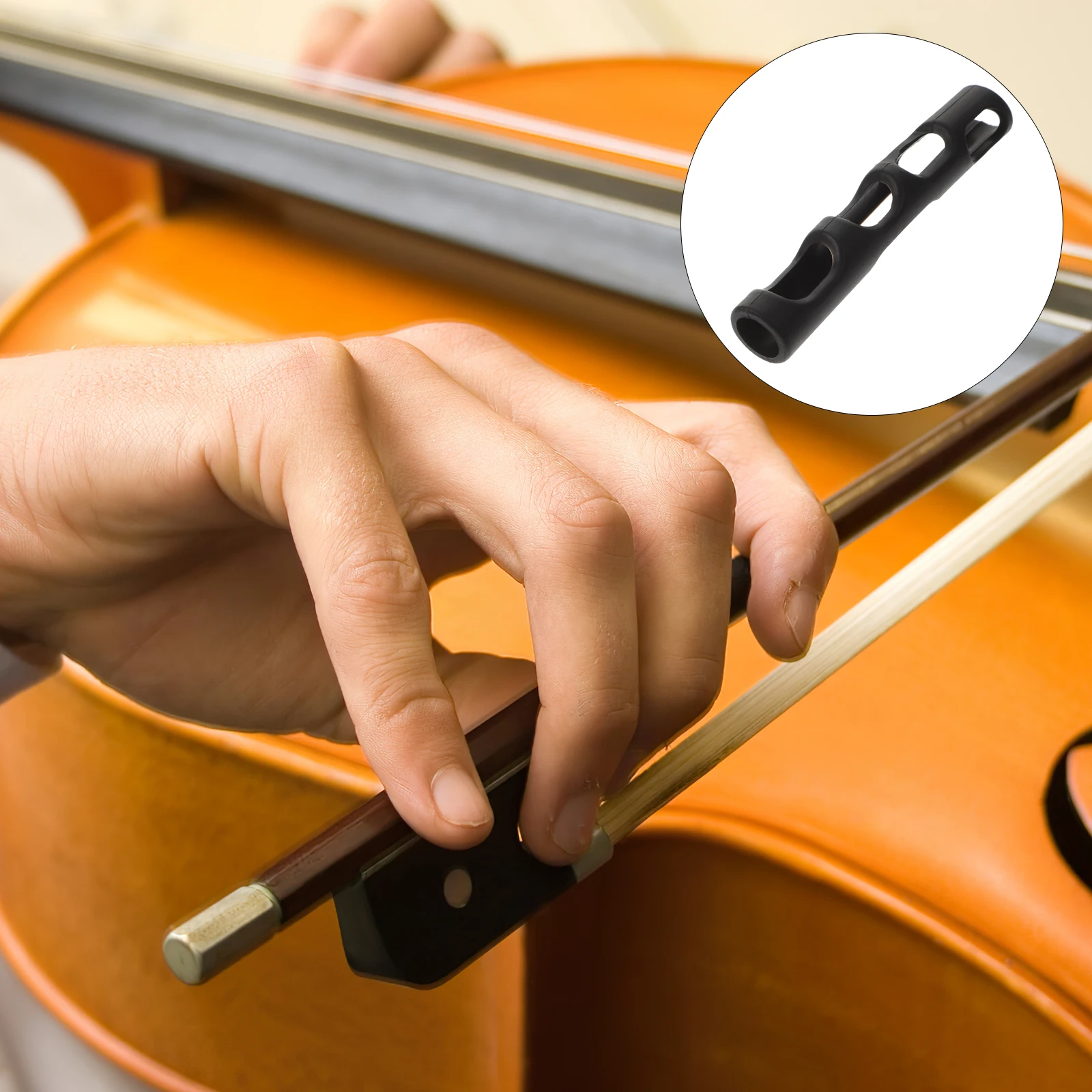 

Violin Bow Grip Corrector 1 8 1 10 Posture Tool Rubber Accessories Beginner Violin Parts Practical Durable Long Term Use