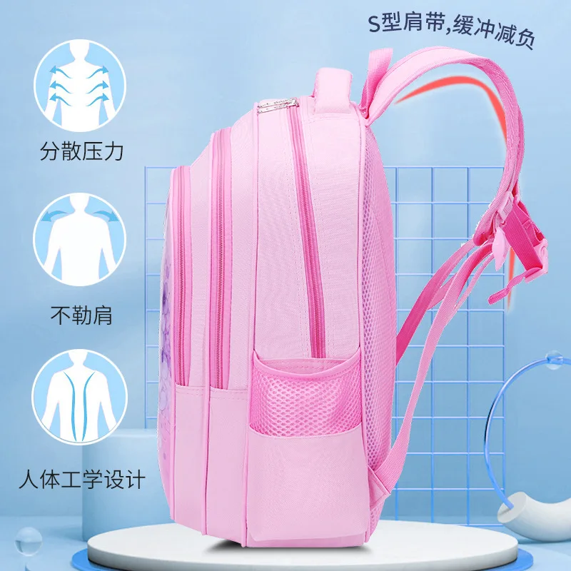 Children School Bags Girls Primary Schoolbag Student Cute Print Waterproof 1-3-6 Grade Backpack Kindergarten Shoulder Bag