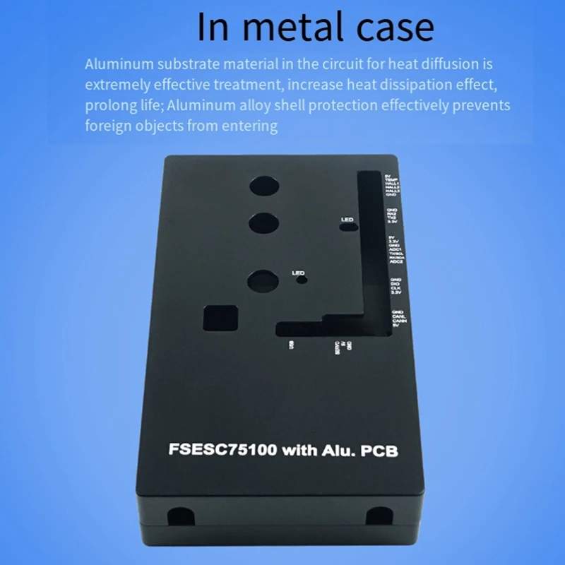 Sensor Adapter 75100 Single Drive ESC Aluminum Base Plate For Electric Scooter 100A Controller Speed