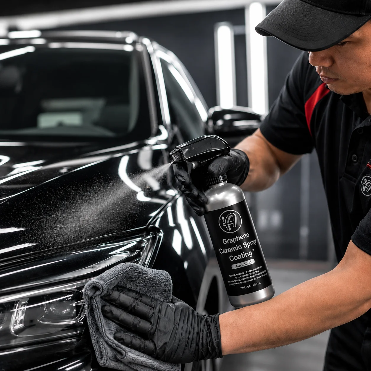 Graphene Ceramic Car Coating 10H for Cars 7+ Years of Protection Apply After Car Wash Clay Bar Car Buffer Polisher Motorcycle