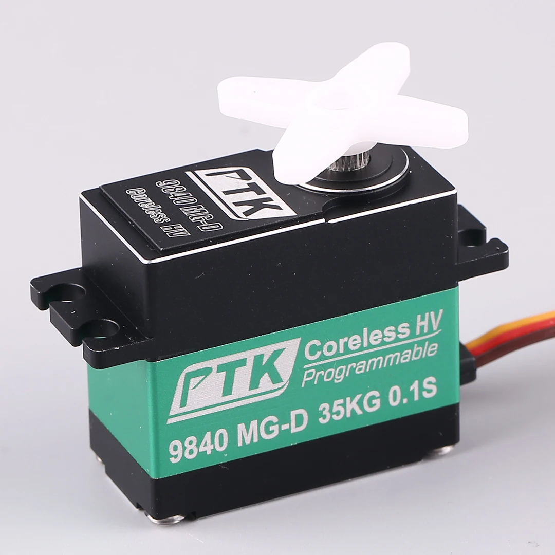 ptk-9840-hv-pressure-metal-digital-waterproof-servo-gear-35kg-for-rc-car-ship-aircraft-model-servo-motor