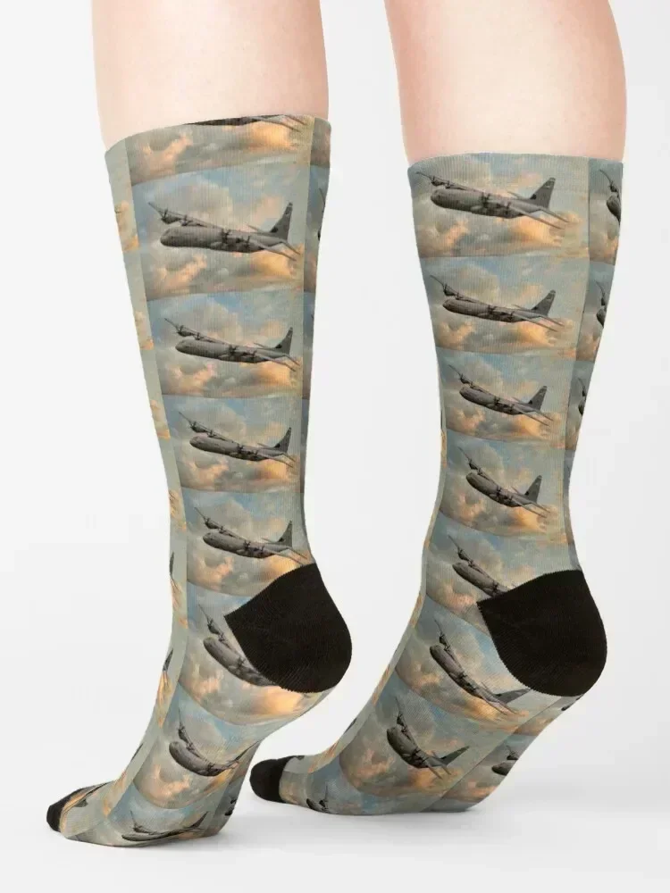 USAF C-130 Hercules Socks hiking cotton valentine gift ideas compression Socks For Men Women's