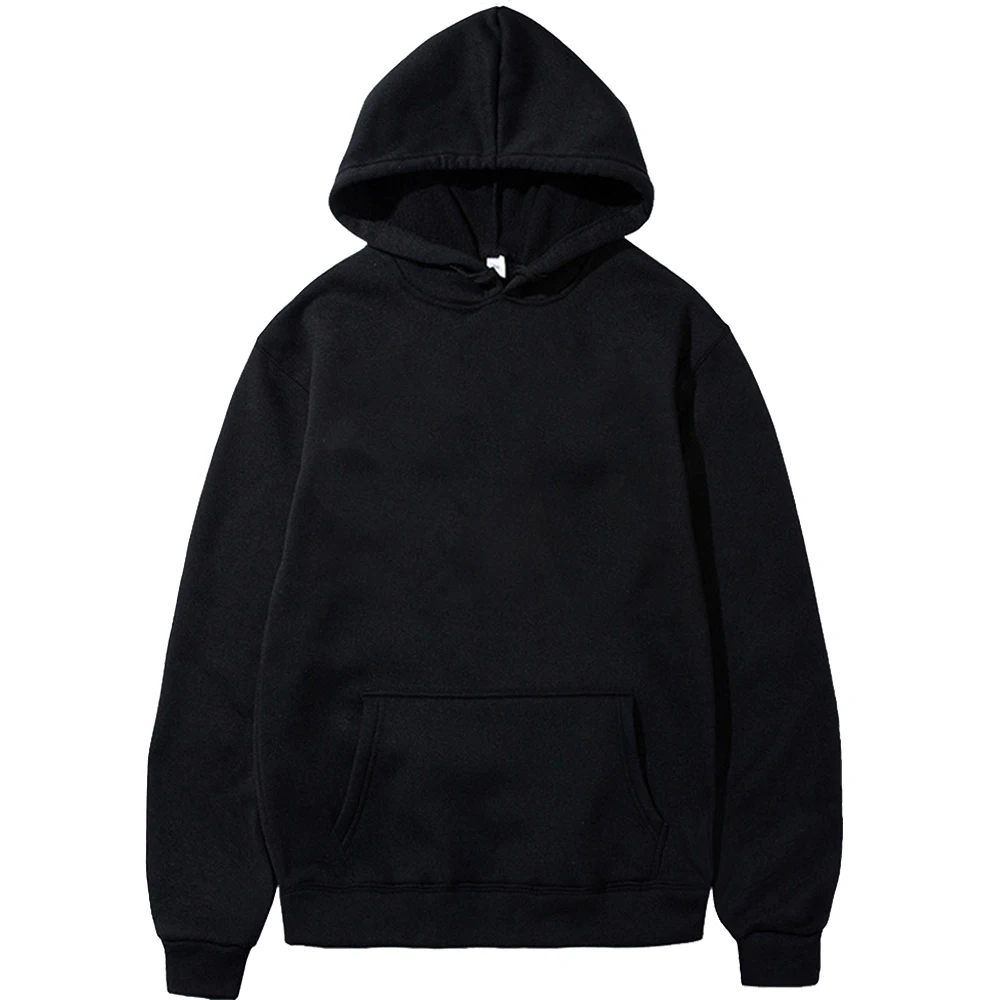 Fashion Solid Color Hoodies Men Woman Casual Hoodie Streetwear Oversized Hooded Sweatshirts Pullovers Unisex Tracksuits Clothing