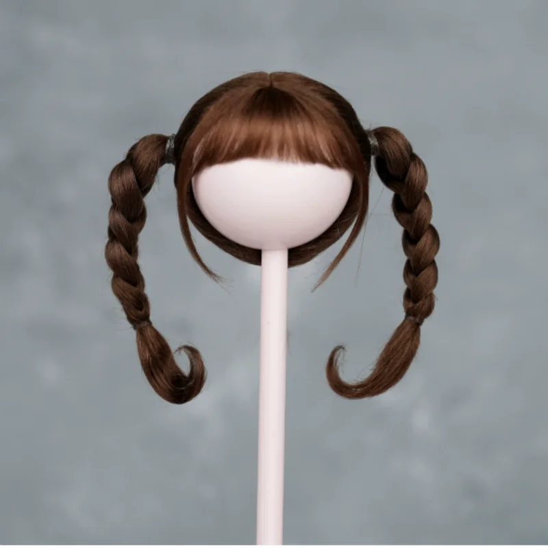 

Полные размеры Волосы куклы персонажа JD551 Pip Длинные косы Мохеровые парики куклы BJD 1/12 1/8 1/6 1/4 OB11 YOSD MSD Игрушечные волосы