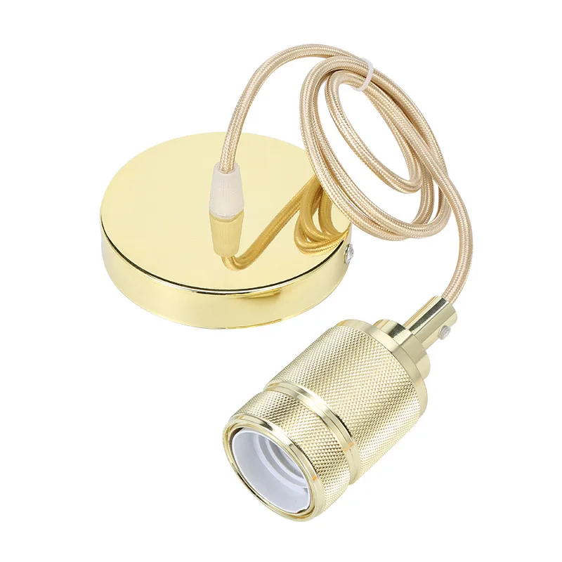 

Vintage E27 Lamp Holder DIY Creative with Wire Pendant Lamp Accessories