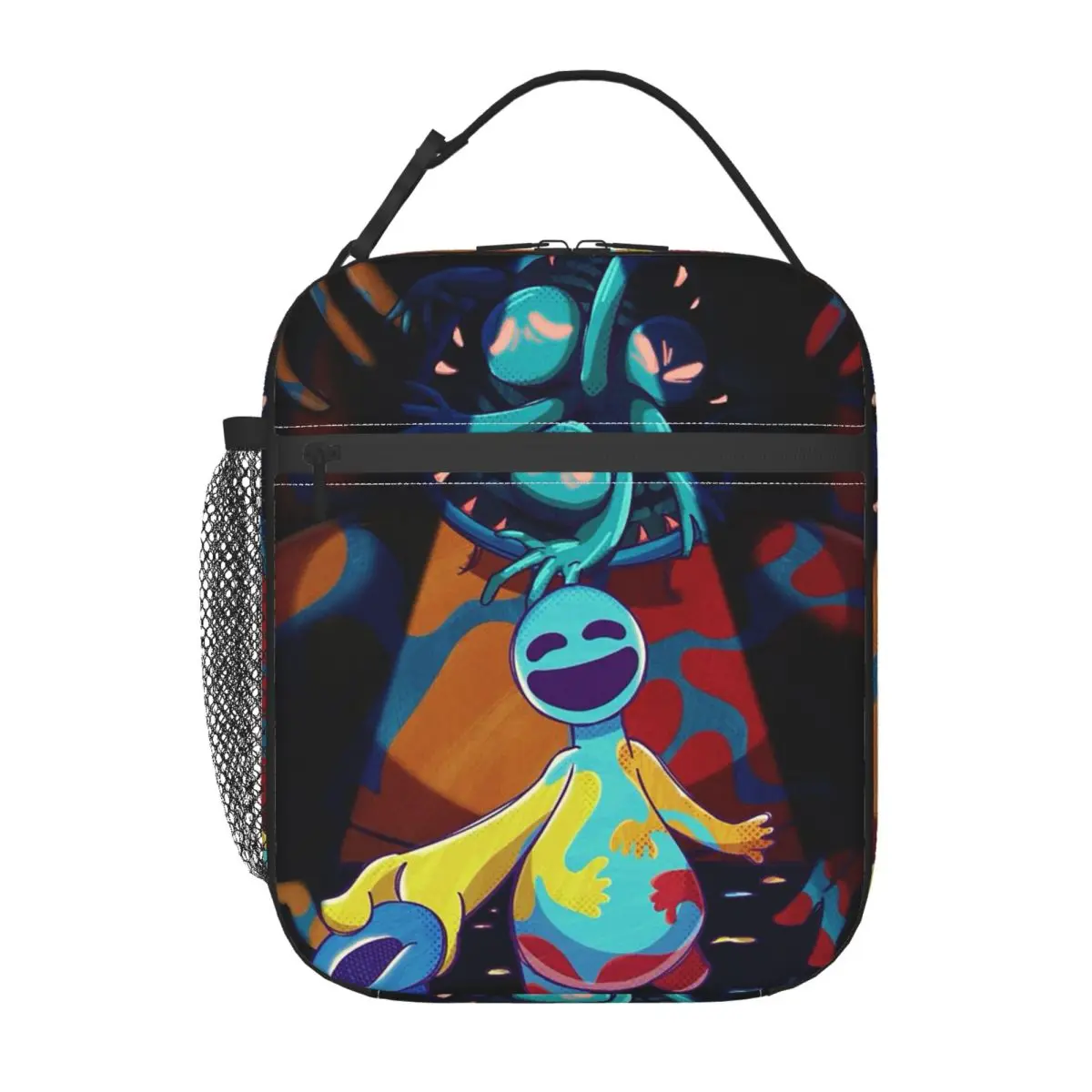 

Doey Doughman Horror Pianosaurus Insulated Lunch Bag for Women Kids Leakproof Food Boxes Thermal Lunch Box Tote