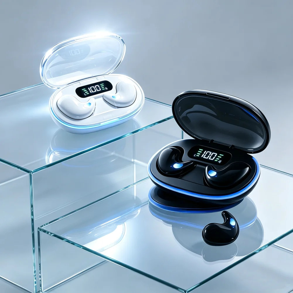 Mini Earpods Wireless Earphone Headphones Noise Reduction Sport Game Sleep Bluetooth 5.3 Earbuds HIFI Stereo Music Headset