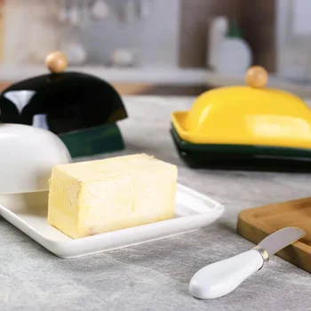 Ceramic Butter Dish with Knife 3