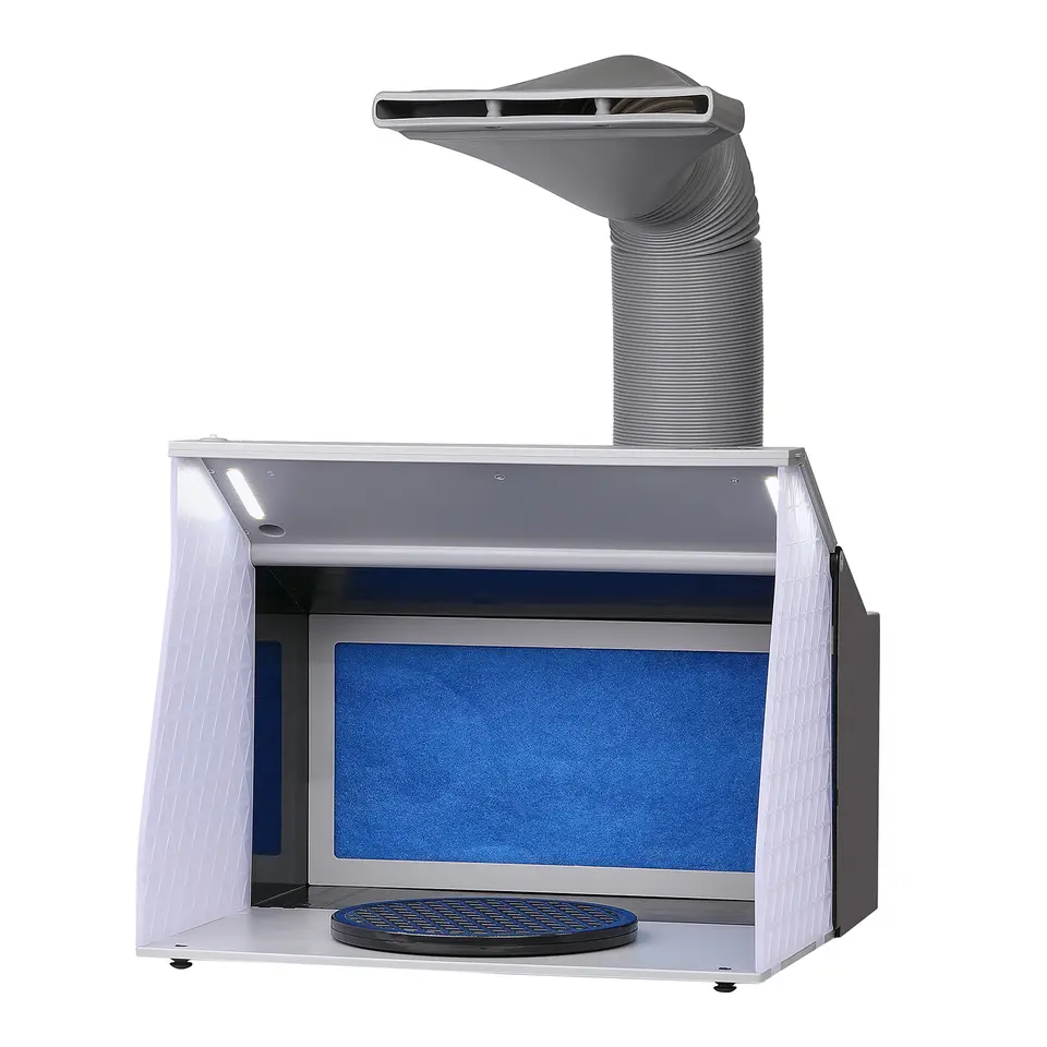 VEVOR Portable Airbrush Spray Booth with Exhaust and LED.