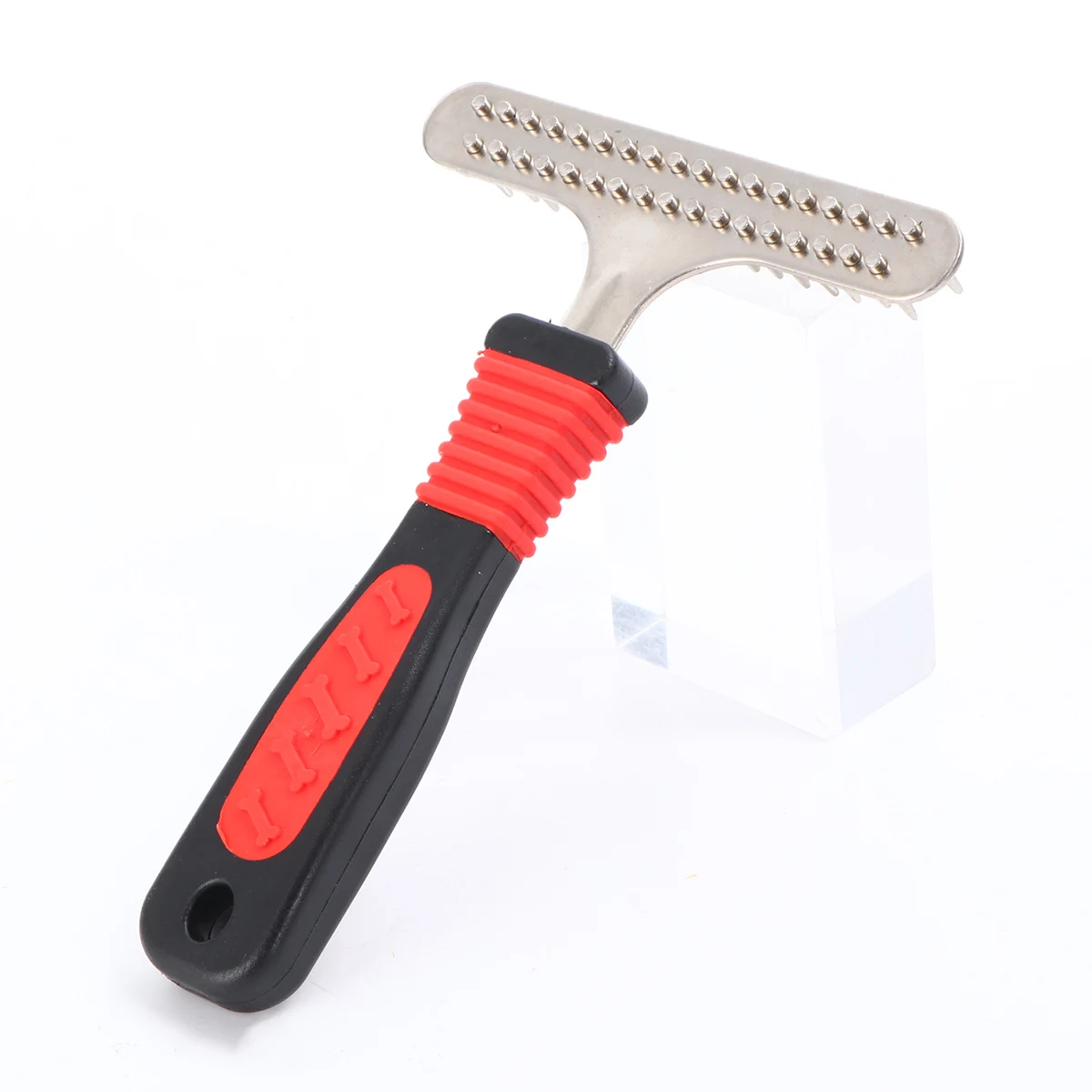 

Grooming Tool Dog Raking Comb Dematting Brush for Hair Removal Cleaning Supplies Pet Accessories Ergonomic Grip Pet Hair Brush