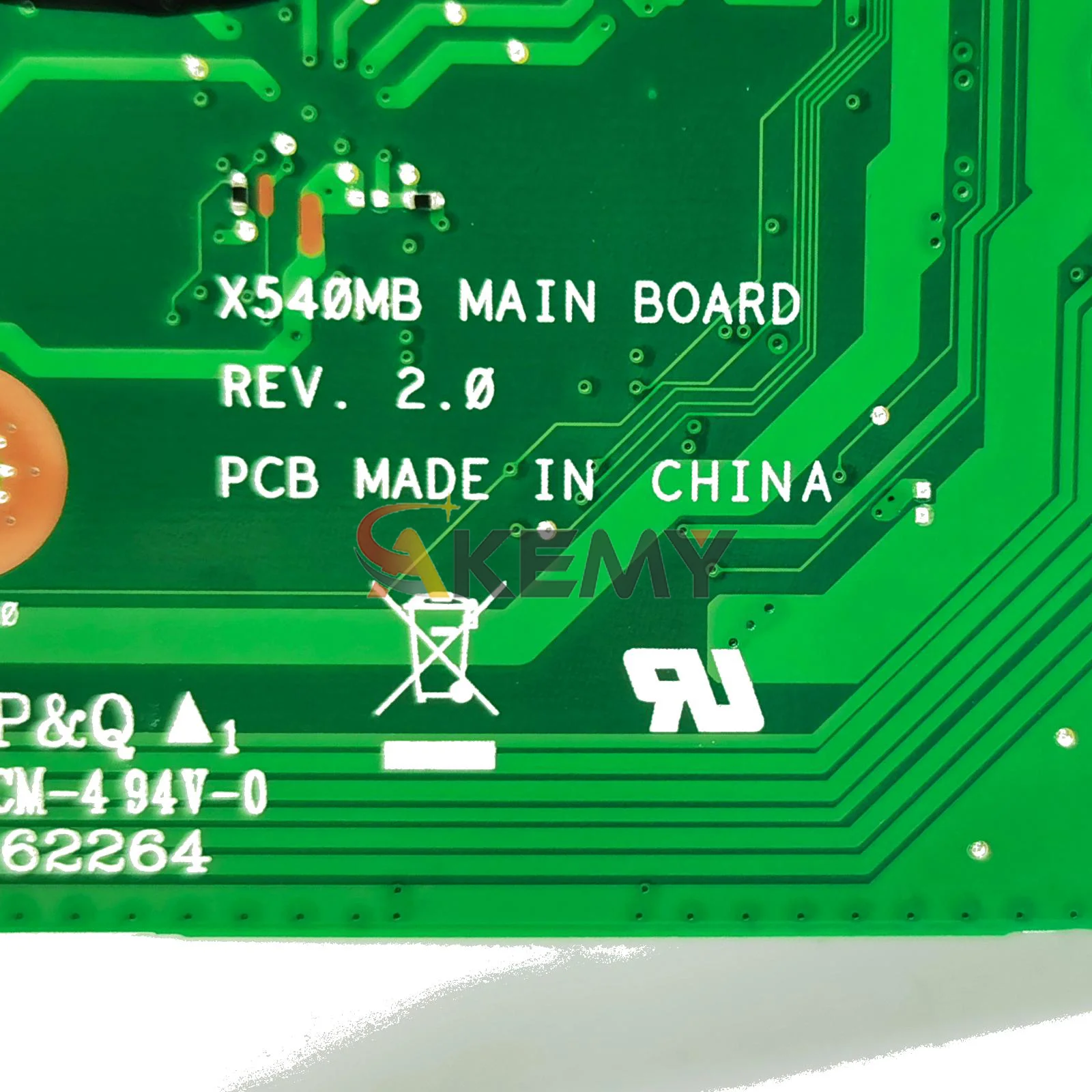 X540MB Laptop Motherboard For ASUS VivoBook X540MAS A540M F540M D540M X540M X540MB R540M X540MAR Mainboard With Celeron CPU stk