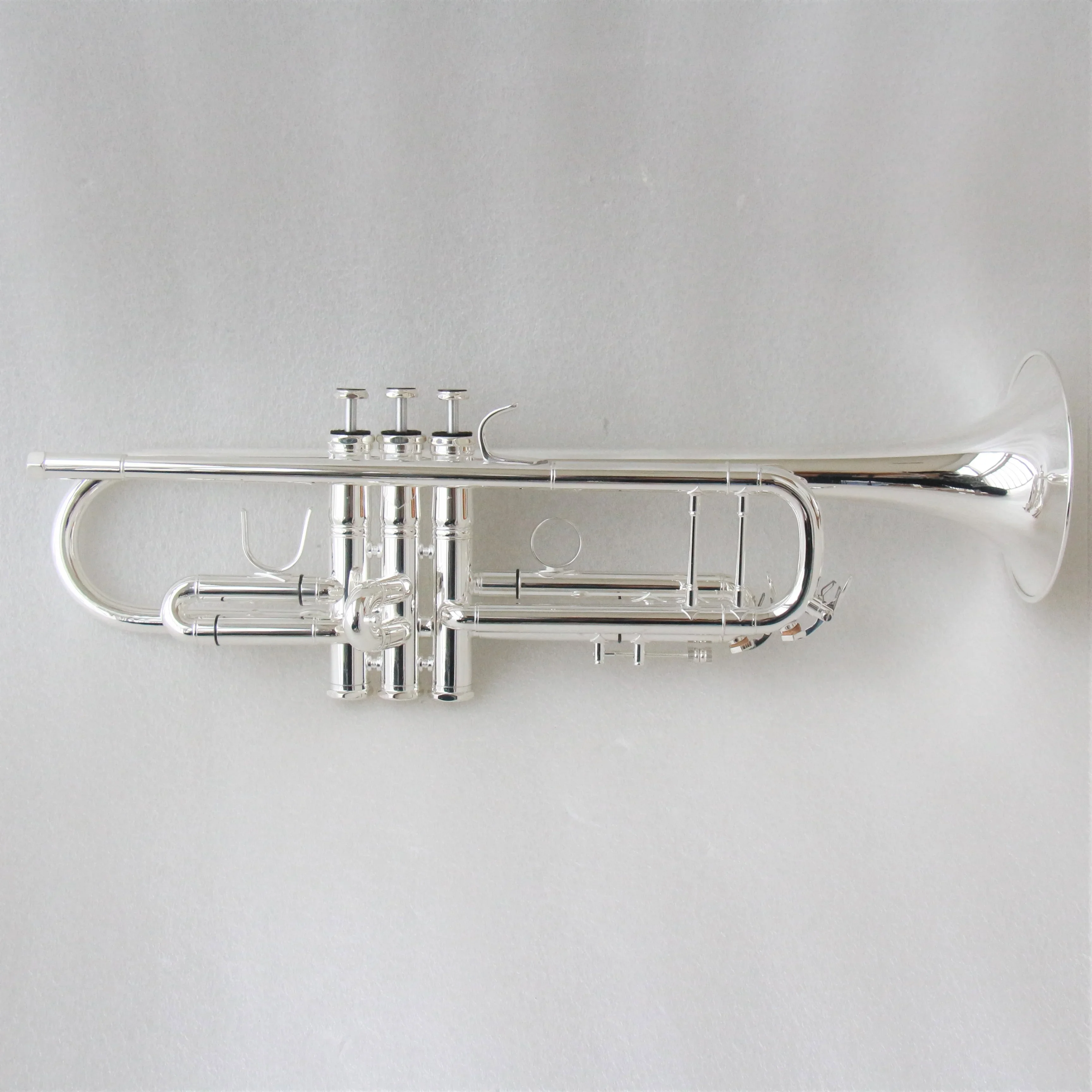 

High quality professional trumpet instrument bb Brass Body Silver plated Cupronickel Valves trumpet