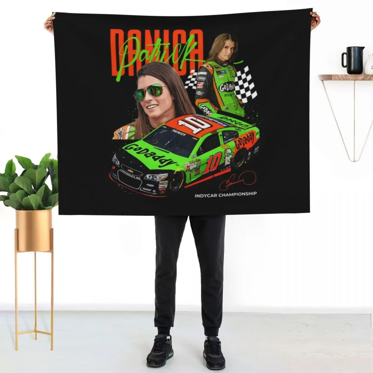 Danica Patrick Manta suave y transpirable para dormir por la noche