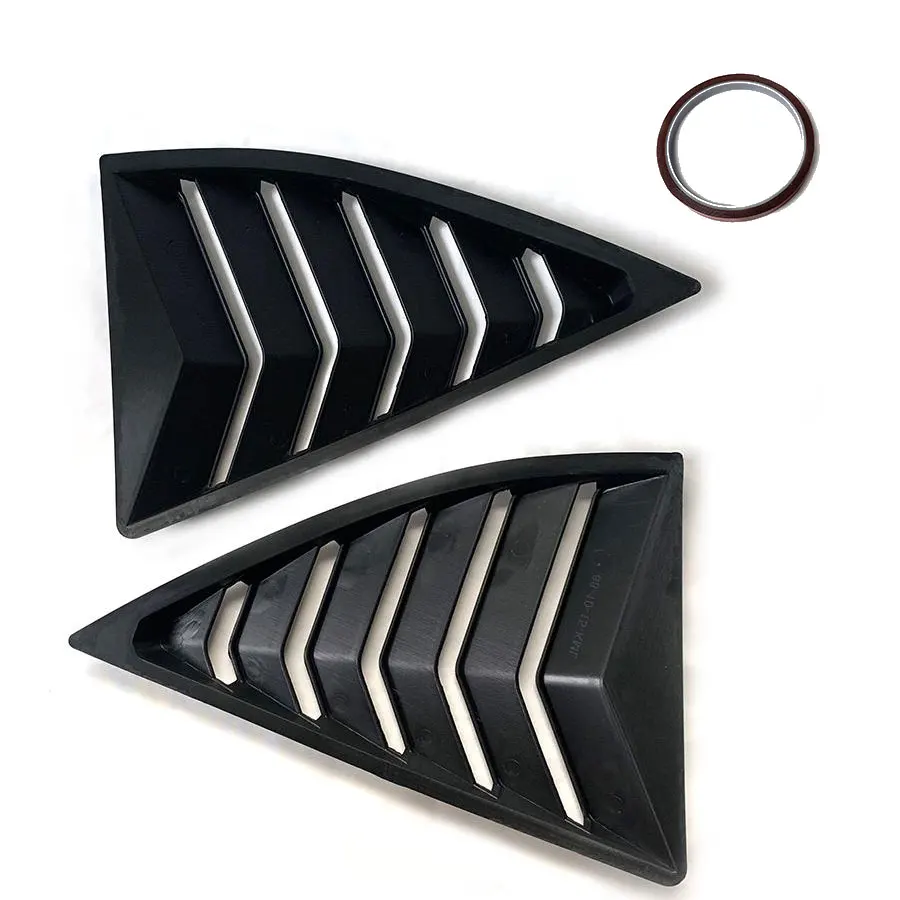 Matte Black Car Side Window Louver For Chevrolet Chevy Camaro 2010 - 2015 2011 2012 2013 2014 Tiypeor ABS Quarter Decoration