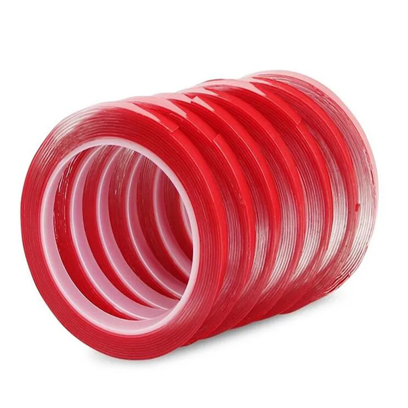 6mm 8mm 10mm 12mm 15mm Double Sided Adhesive Super Strong Transparent Acrylic Foam Adhesive Tape No Traces Sticker