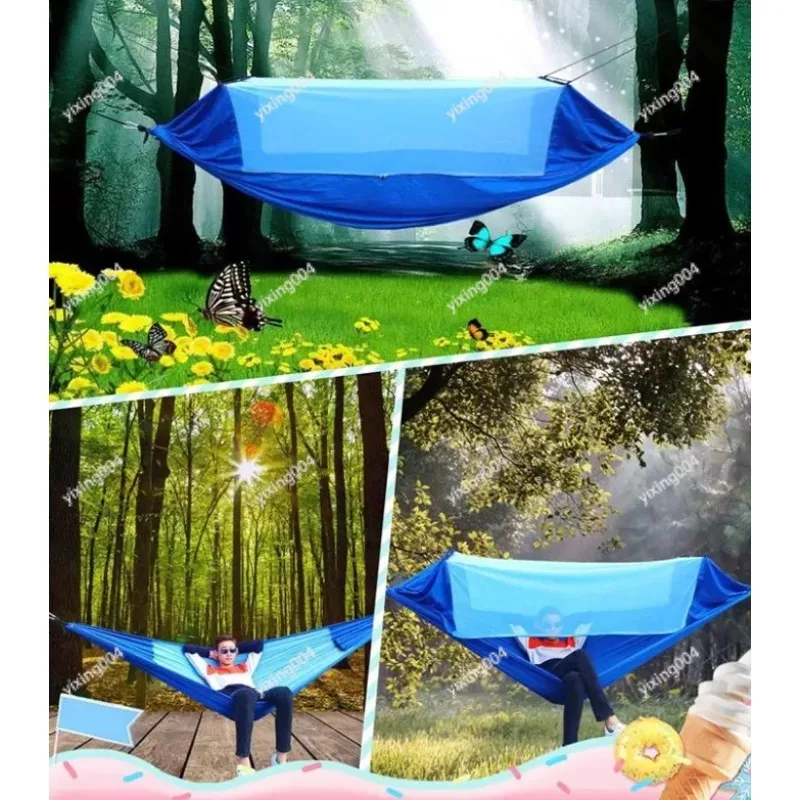 Indoor Outdoor Hammock Swing Chair Single Double Foldable Hammock for Dormitory Camping Travel