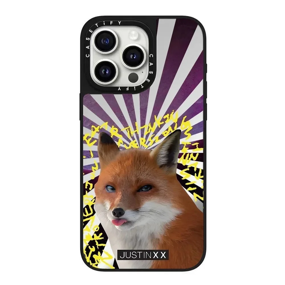 حافظة JUSTIN XX Animal Apple iPhone 15 ذات علامة تجارية مشتركة لهاتف iPhone 16 Pro Max حافظة صلبة لطيفة للحيوانات الأليفة 14/13 XS عصرية #6