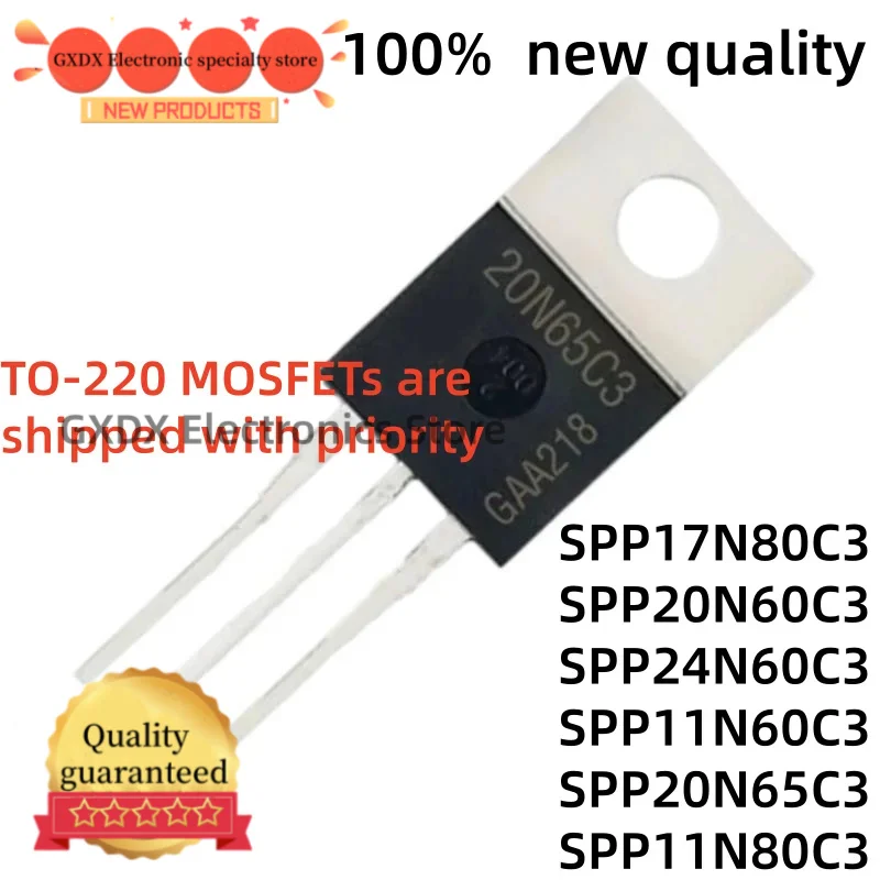 10-20pcs new SPP11N80C3 11N80C3 SPP17N80C3 17N80C3 SPP11N60C3 11N60C3 SPP20N60C3 20N60C3 SPP24N60C3 24N60C3 SPP20N65C3 20N65C3