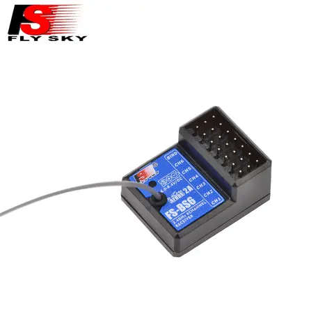 FlySky FS-BS6 Receiver 2.4GHz 6CH AFHDS2A with Built-in Gyroscope for FS-GT5 FS-IT4S Transmitter
