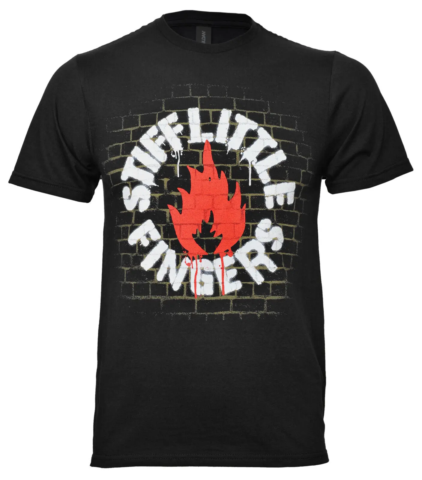 STIFF LITTLE FINGERS T Shirt Wall Official Logo S 2XL New Punk