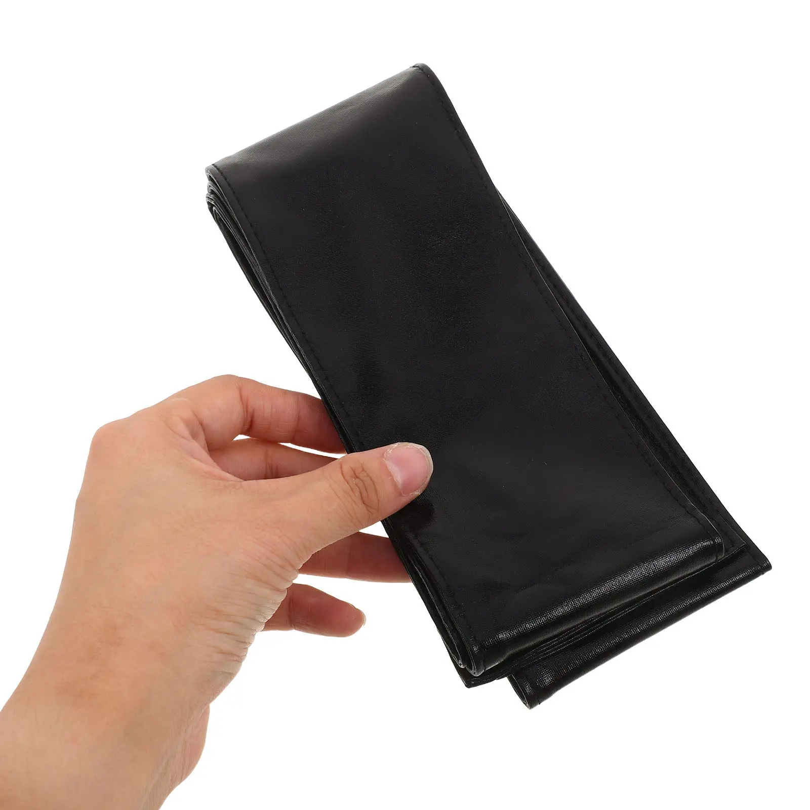 Black Sleep Mask Adult Tieback Ribbon Closure Lightproof Eye Cover Travel Nap Mask Soft Comfortable Sleep Aid for Men