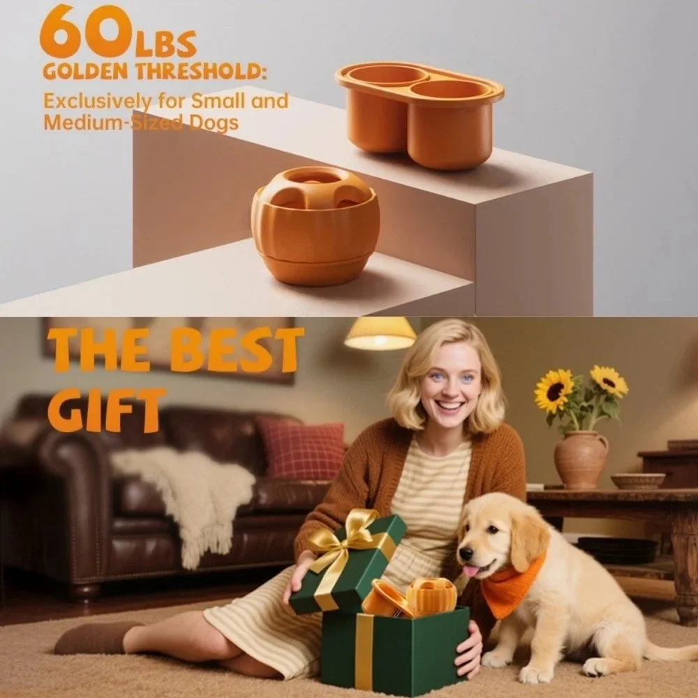 

Силиконовая форма для еды (пищевой силикон) с 2 отделениями для собак: для здоровья зубов, нетоксичная, для кормления щенков, прочная, легко моется