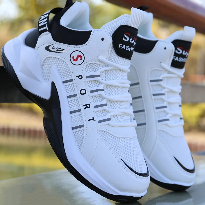 

Мужская повседневная спортивная обувь, дышащая, мягкая, противоскользящая, износостойкая, обновленная версия, весна 2023 г.