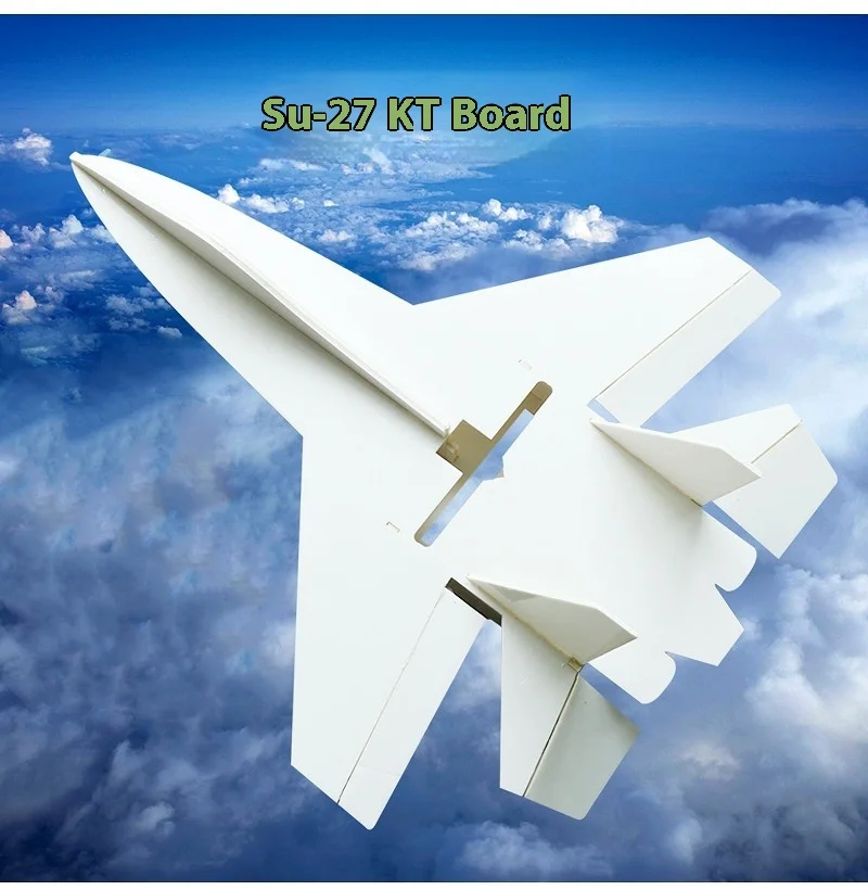 

Kt Board Su27 Model Aircraft With Empty Fuselage Su27 Double-Sided Laminated Triangular Wing Fixed Wing Unmanned Aerial Vehicle