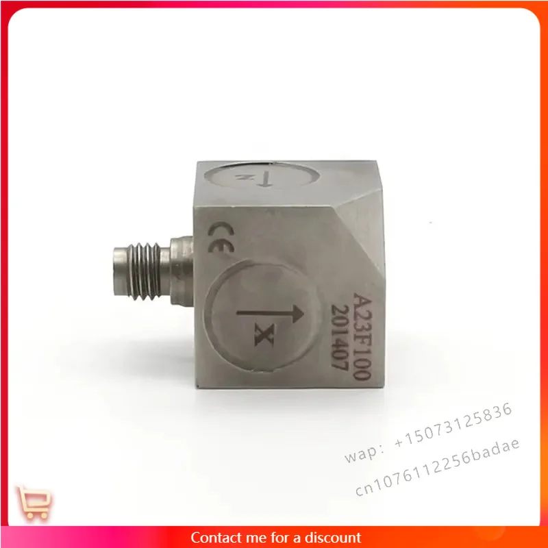 Xiyuan A23F100 IEPE Vibration Testing 100mV/g Sensitivity 1-5kHz Frequency Response Small Size Light Weight Triaxial Sensor