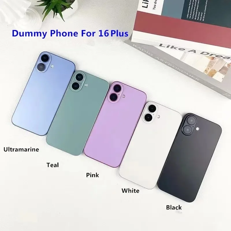 1:1 Fake Phone Model For iPhone 16 Plus Replica Smartphone Not Working Simulation Showcase Copy phones Toy