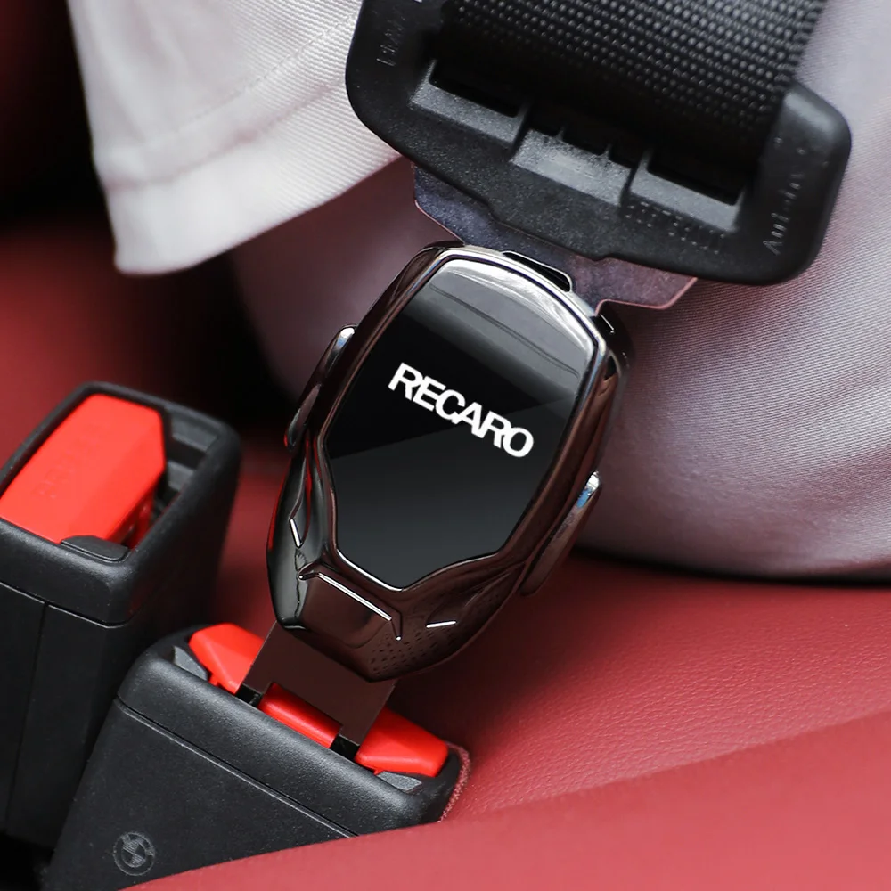 Car seat belt locker carabiner extender insurance belt insert buckle For Recaro Racing Seats Cove