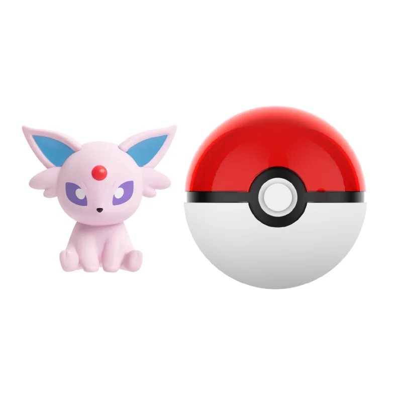 Pokemon Anime Pokeball Action-figuren Sylveston Umbreon Gengar Mini Puppen FUNISM Original Echte Modell Auto Ornament Spielzeug Geschenk