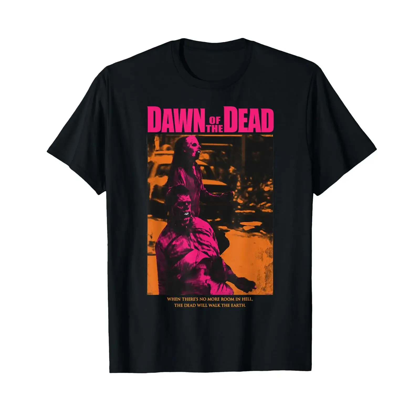Dawn of The Dead Walk Earth T Shirt vintage Washed Unisex Slightly Comfortable Versatile Casual Stretched Stylish Soft