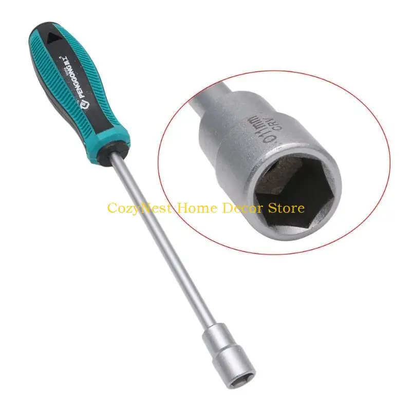 

92MF Socket Driver Wrench Screwdriver Nut Key for Home Decoration 7mm 8mm 10mm