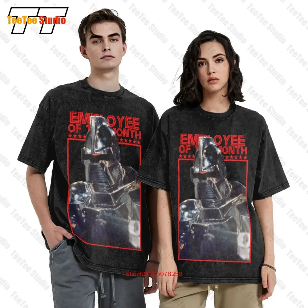 Battlestar Galactica Parody Cylon Employee Month Vintage Oversized T-Shirt SYGZ