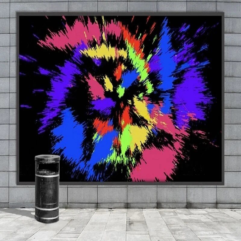 Modern Internet celebrity graffiti paintings, basketballs, TVS, luxurious home decoration, bedroom background wall Paper