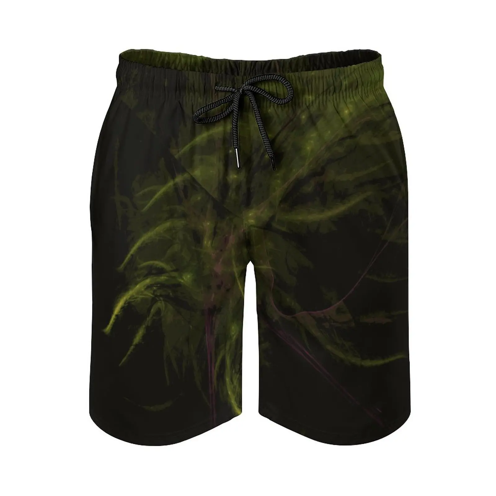 Summer New 3D Printed Green Ancient Tree Men's Beach Shorts Men's Casual Fashion Surf Shorts Street Wear Hawaiian Shorts Unisex