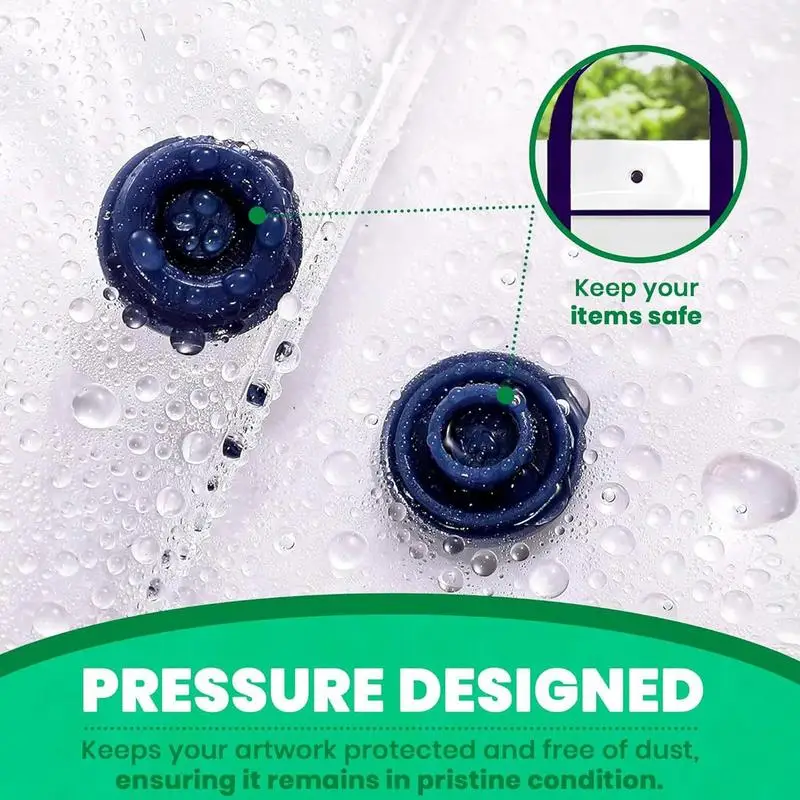 Bulletin Board กระเป๋ากันน้ํา Art Organizer กระเป๋าโปสเตอร์ PVC Bulletin Board ผู้ถือจัดเก็บพร้อม Handle &