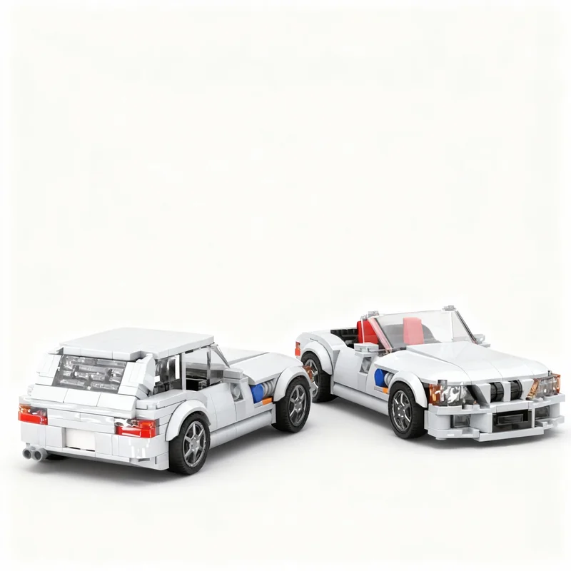 405pcs MOC BMWedd Z3 Conversion Pack City Champions Model Building Blocks Construction Toy Christmas Gifts DIY Creative Idea