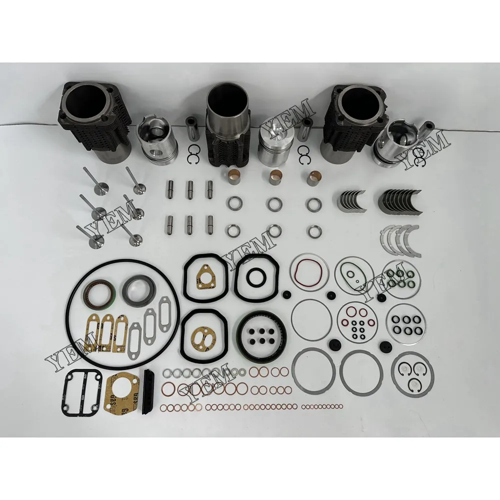 

New Overhaul Rebuild Kit For Deutz Engine F3L912 Piston With Rings Full Gasket Kit