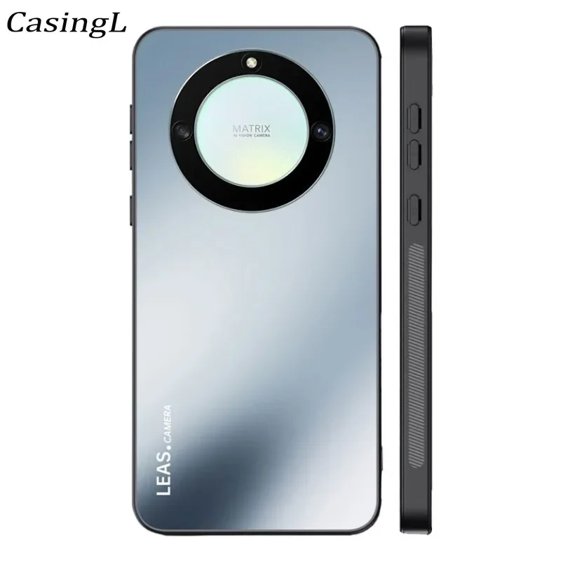 Frosted Case for Honor X9A X9B Dazzling Gold Silicone Protection Matte Hard Phone Cover For Honor X40 5G X9A X9B honor