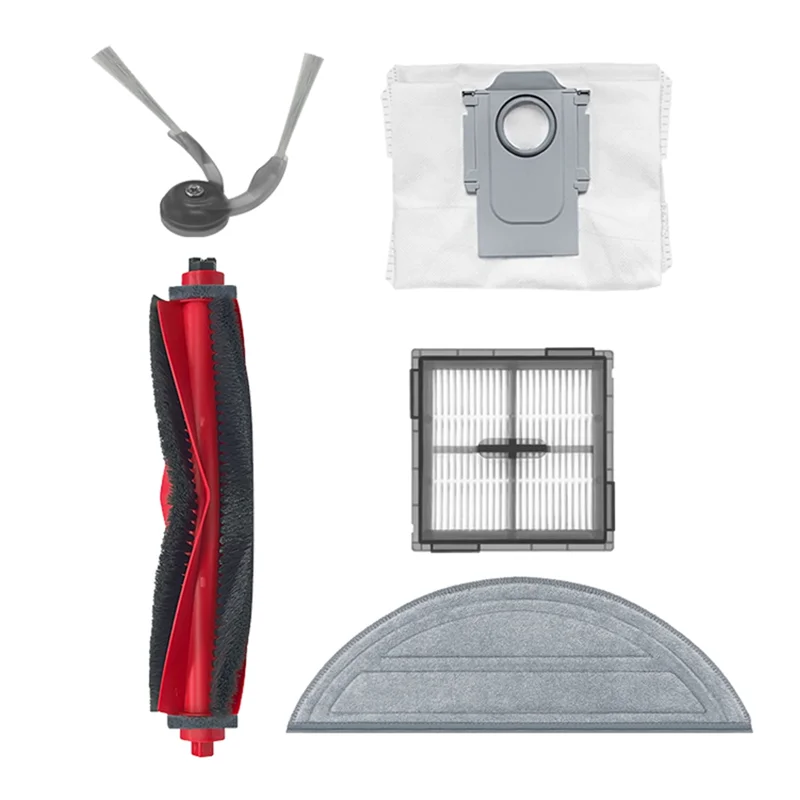 B99A-For Roborock Q10 Series S5/S5+/X5+/PF/PF+/VF/VF+ Vacuum Cleaner Accessories Main Brush Side Brush Dust Bag Mop Cloth