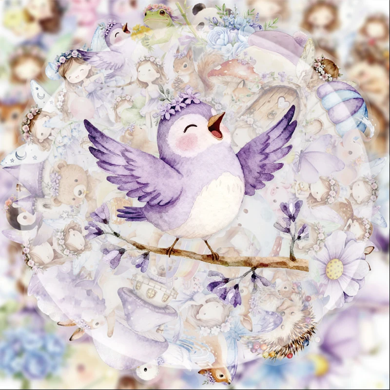 

50 штук фантастических граффити-наклеек с изображением эльфов и животных, подходят для бутылок с водой, ноутбуков, украшения телефонов, чемоданов, скейтбордов, гитар, подарочных коробок, украшений для вечеринок, праздничных подарков.