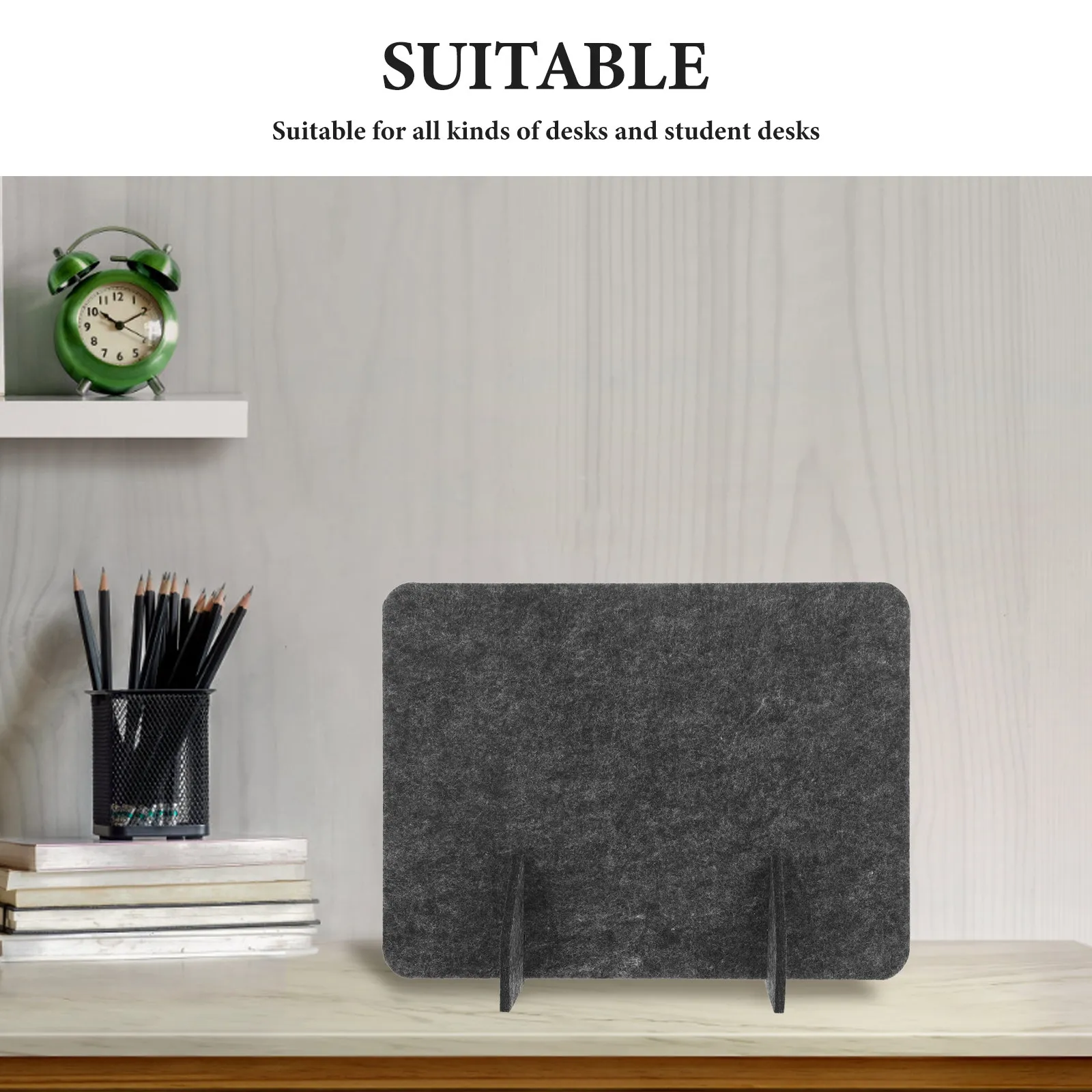 4Pcs Desk Dividers Felt Office Privacy Panels Protective Partitions for Schools Workstations 15.72x11.79in Portable Desk Shield