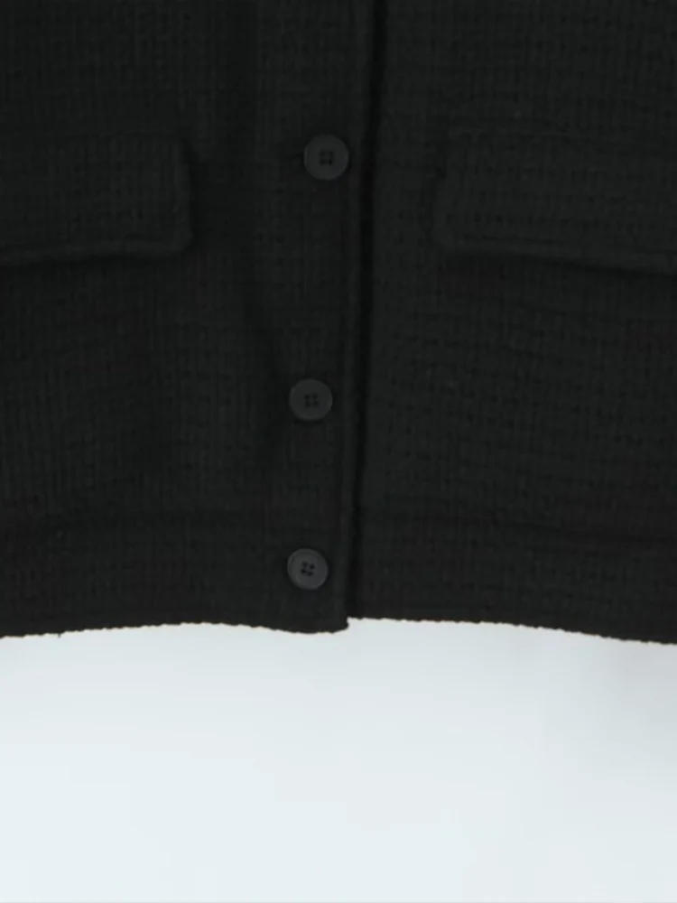 유럽 스타일 신상 여성 패션 다용도 기질 솔리드 컬러 퀼팅 긴 소매 작은 스탠드 칼라 면 코트