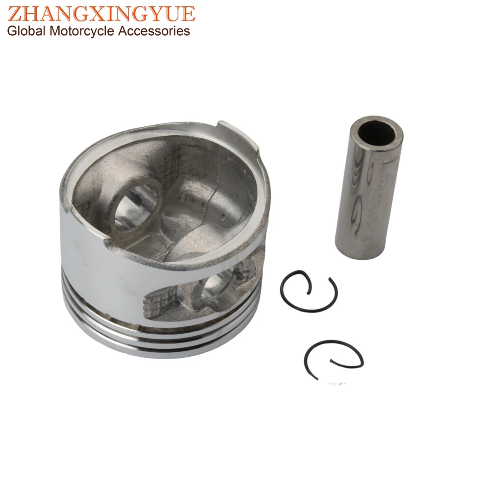 Motorcycle 57mm Piston Kit For Vespa Et4 Lx 125 Lxv S 125cc 2V 4T Scooter Engine Parts