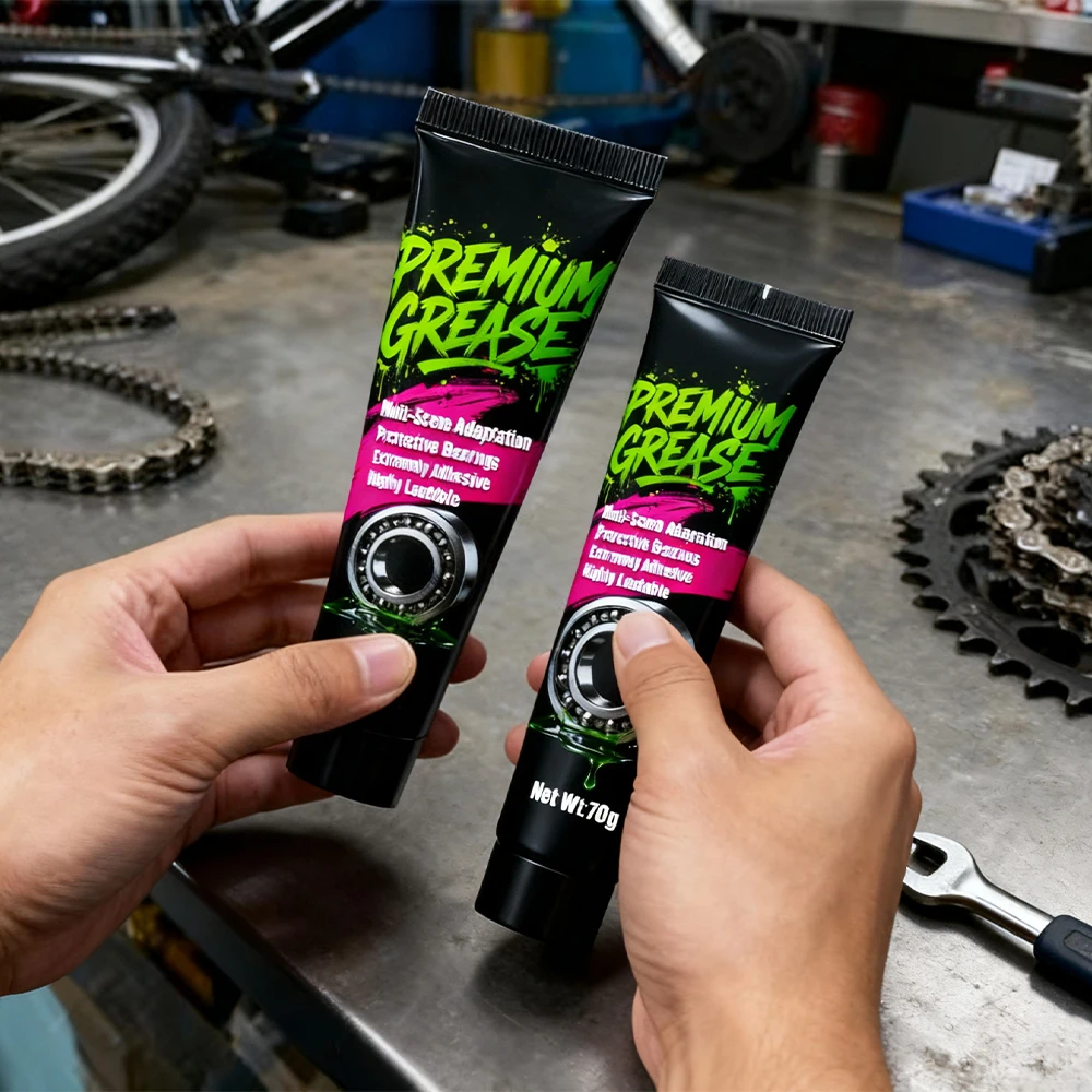 Grasa Premium para bicicleta, 70g, grasa lubricante para cojinetes de Motor, cuenco para Pedal de eje medio, lubricante de mantenimiento de grupo para bicicletas de montaña y carretera