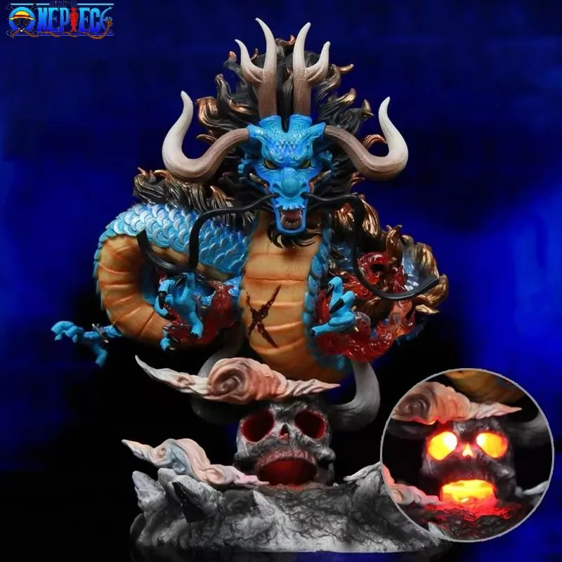 

23cm Bandai One Piece Kaido Figure Luffy Anime Model Breath High Quality Dragon Figurine Collection Statue Toys Cool Gift