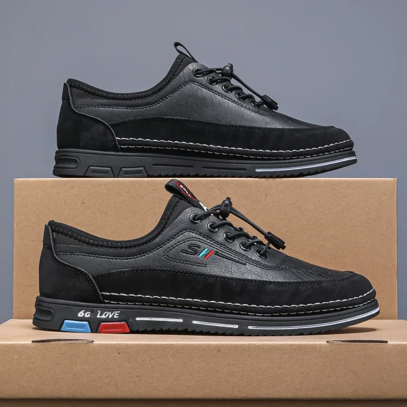 Brand protection 2026 new men's lightweight non-slip breathable wear-resistant running sports fashion versatile casual shoes view 3