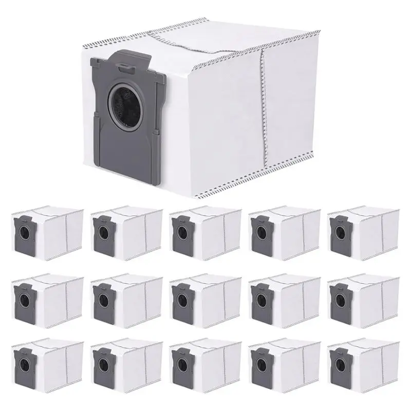 

A76I-16 Pack Dust Bags Replacement For Dreame X30/X30 Ultra/X40 Ultra /S30/S10/L10s Pro Ultra Robot Vacuum Cleaner Bags